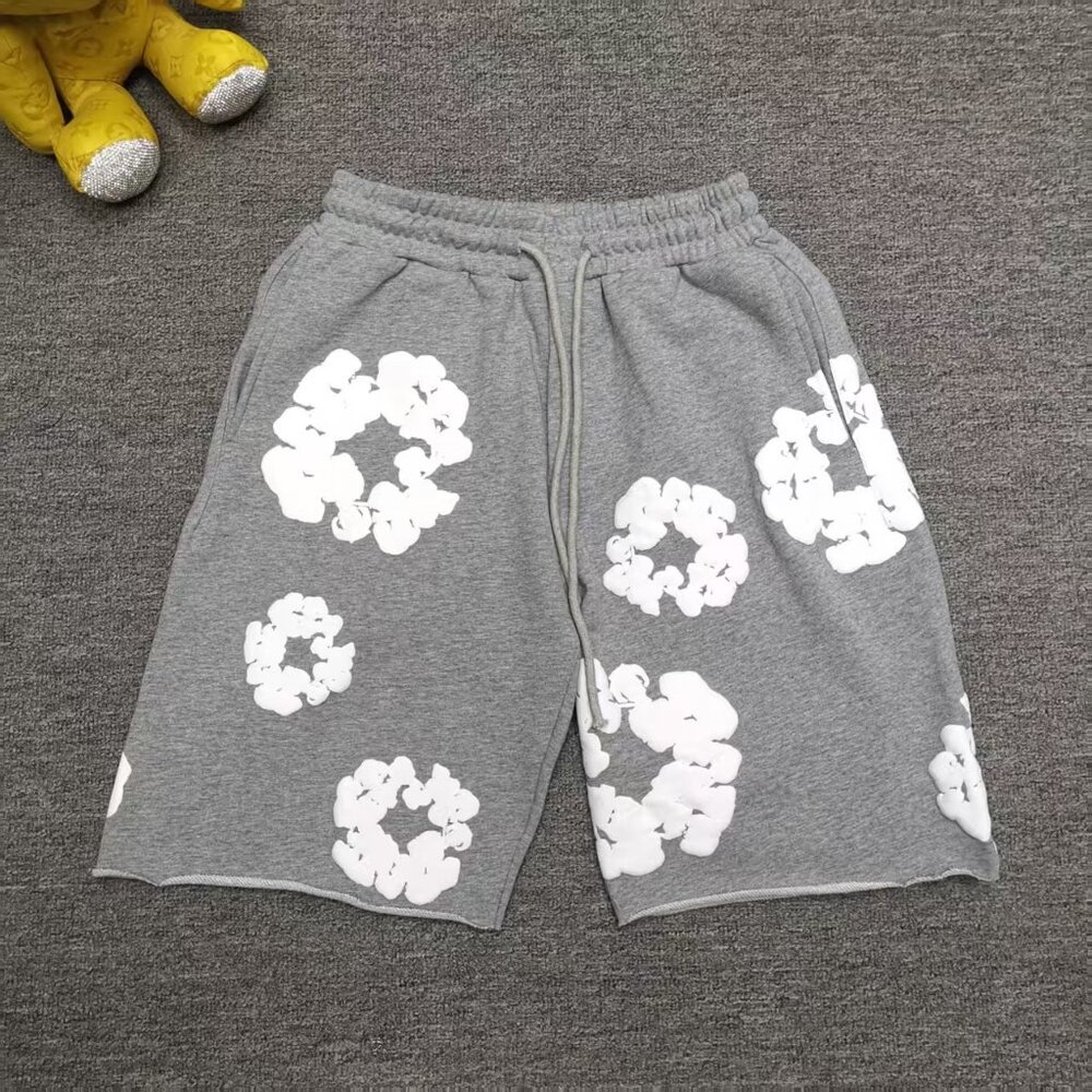 Denim Tears Grey Sports Shorts